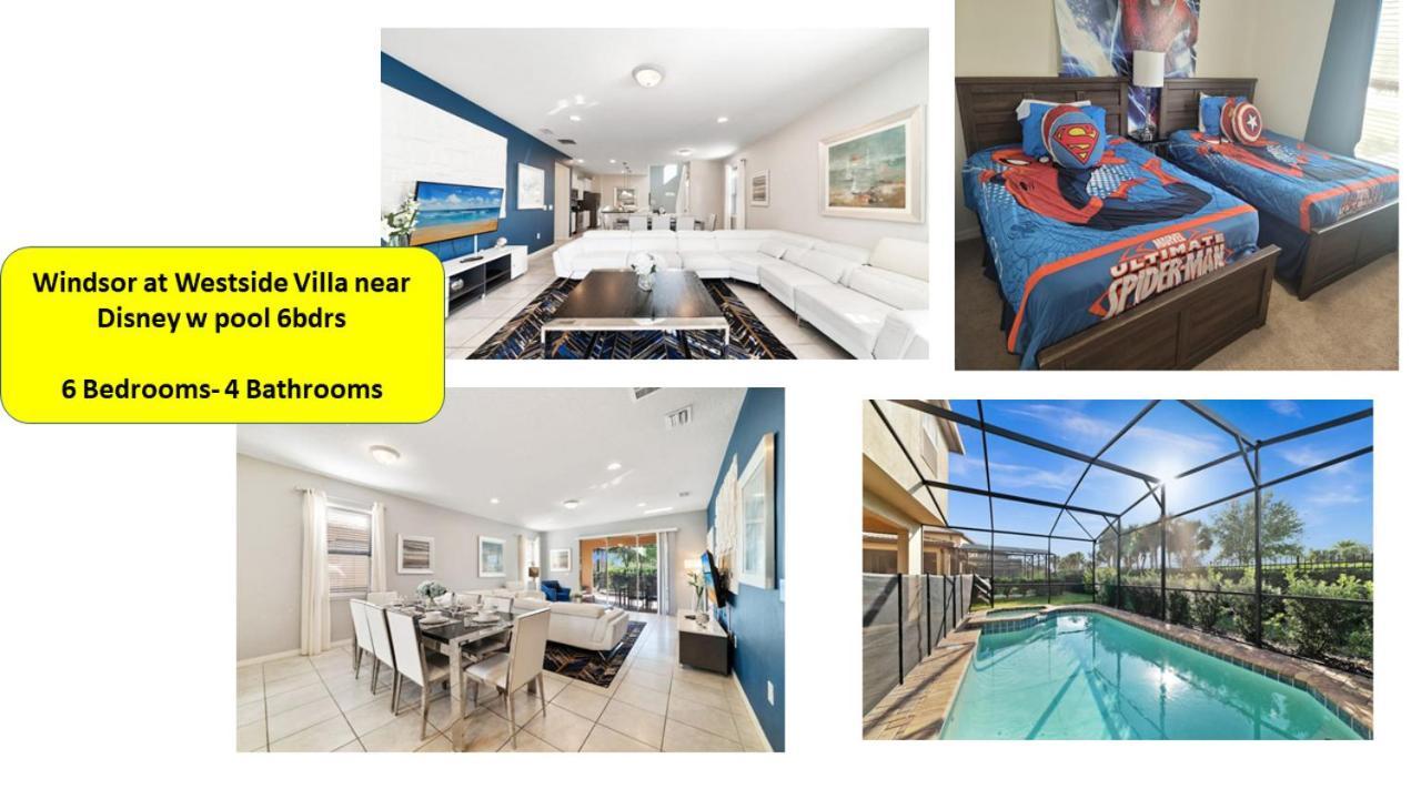 Luxury New Villa Near Disney With Pool 6Bedrooms Kissimmee Eksteriør bilde